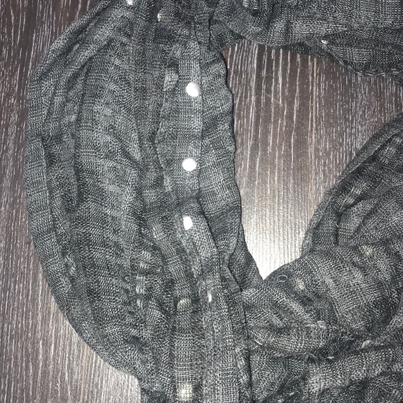 Gray Infinity scarf - Picture 2 of 2